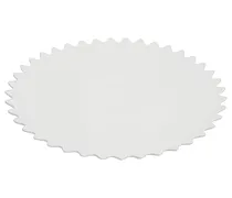 SERVIERTELLER ZIGZAG PLATTER in White