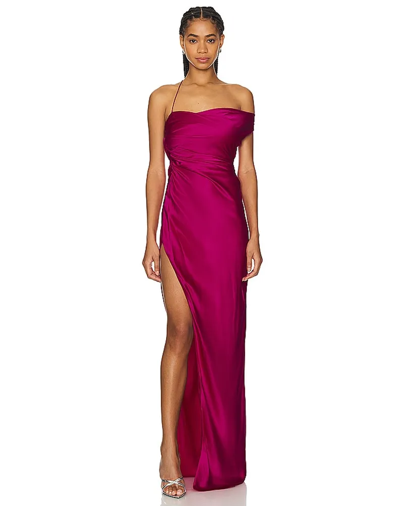 The Sei ABENDKLEID ASYMMETRICAL BARDOT in Purple Purple