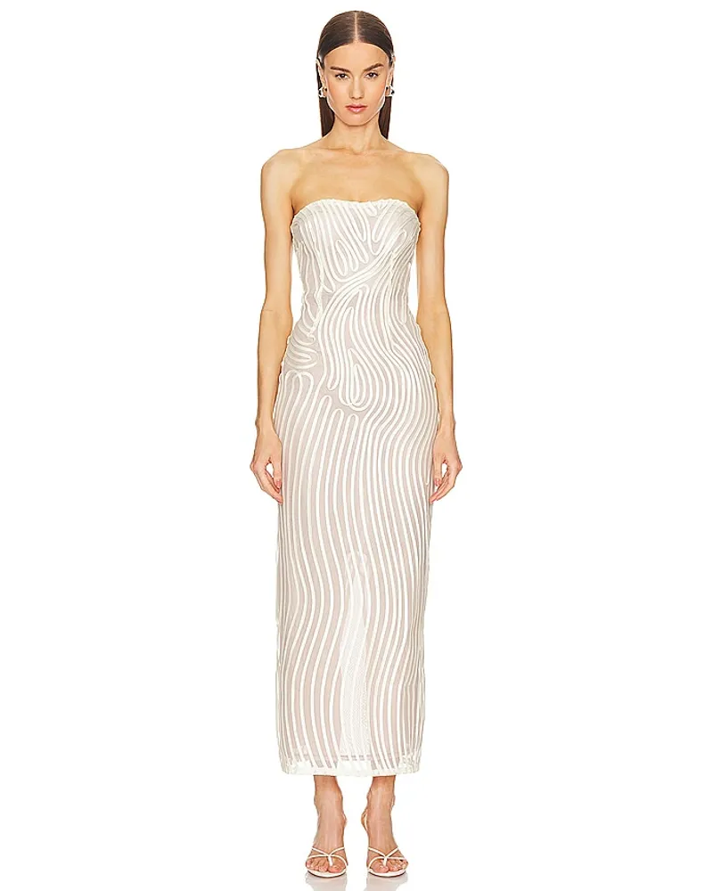 Michael Costello KLEID OPAL MIDI in Ivory Ivory