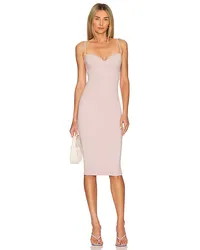 RE ONA MIDI-KLEID SWEETHEART in Mauve Mauve