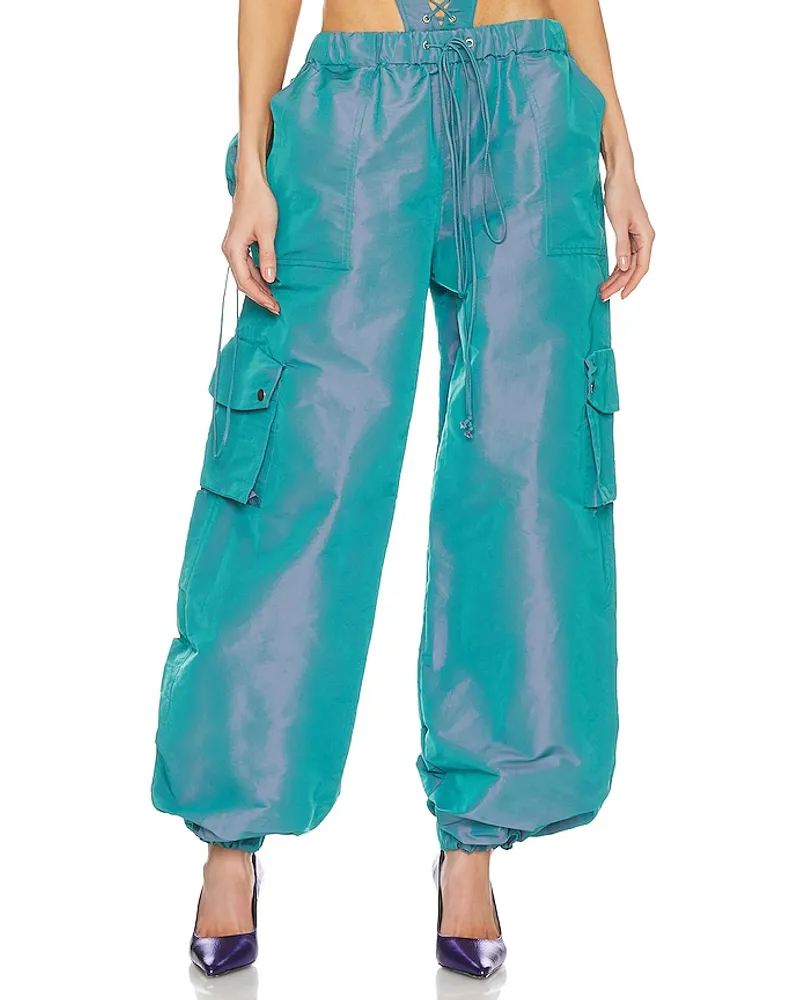 LaQuan Smith HOSE in Teal Teal