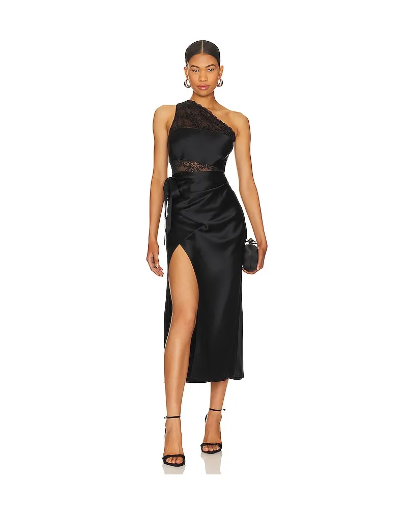 CAMI NYC MIDI-KLEID ROWAN in Black Black