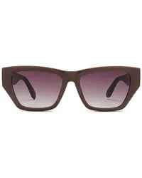 Quay SONNENBRILLE NO APOLOGIES in Brown Brown