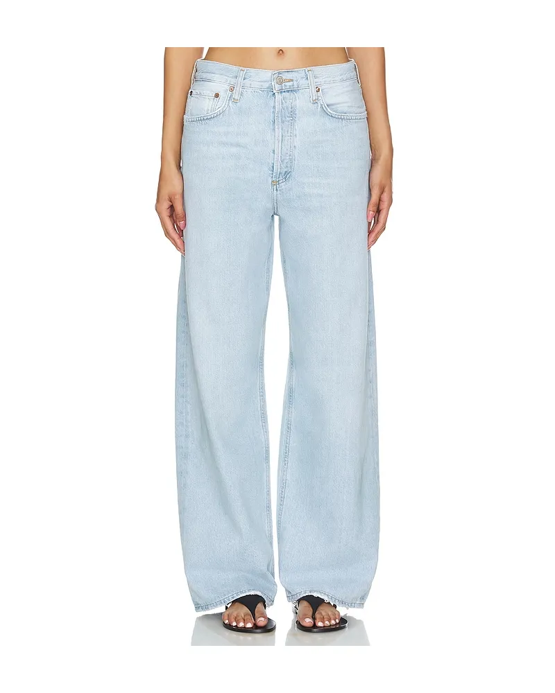 AGOLDE JEANS MIT BAGGY-PASSFORM LOW SLUNG BAGGY in Blue Blue