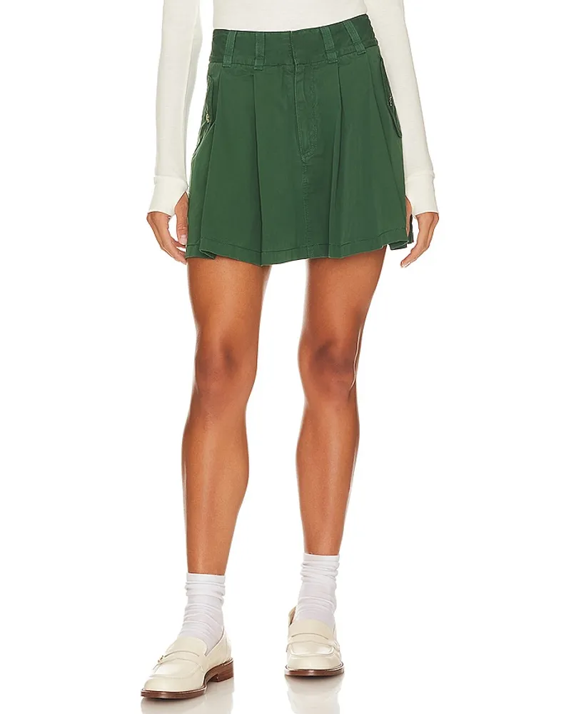 Free People MINIROCK FREE PEOPLE PLEATS TO MEET YOU in Dark Green Dark