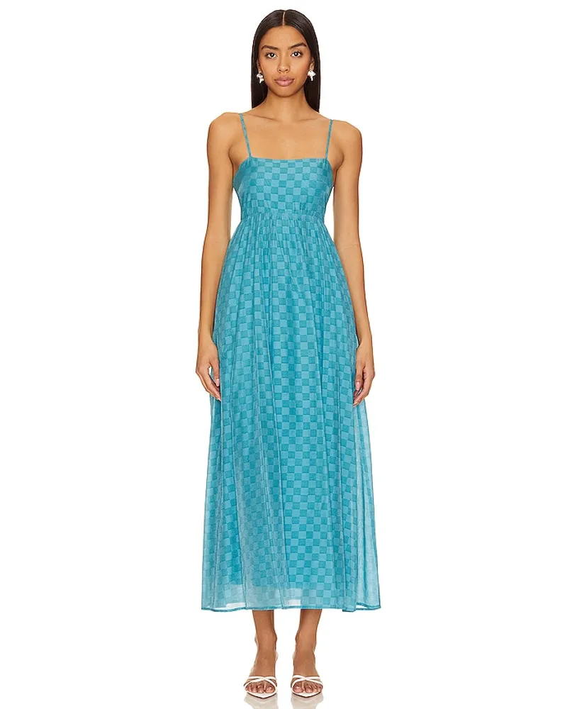 MINKPINK MAXIKLEID LUCILLE in Teal Teal