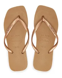 Havaianas SANDALE SLIM SQUARE in Rose Gold Rose