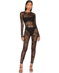 Fleur Du Mal CATSUIT in Black Black