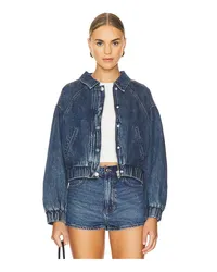 BLANKNYC BOMBERJACKE, DENIM in Blue Blue