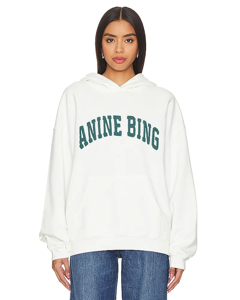 Anine Bing SWEATSHIRT HARVEY in Ivory Ivory