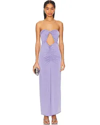 JADE SWIM MIDI-KLEID IRIS in Lavender Lavender