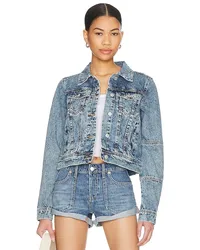 Free People JACKE FREE PEOPLE RUMORS in Denim-Medium Denim-medium