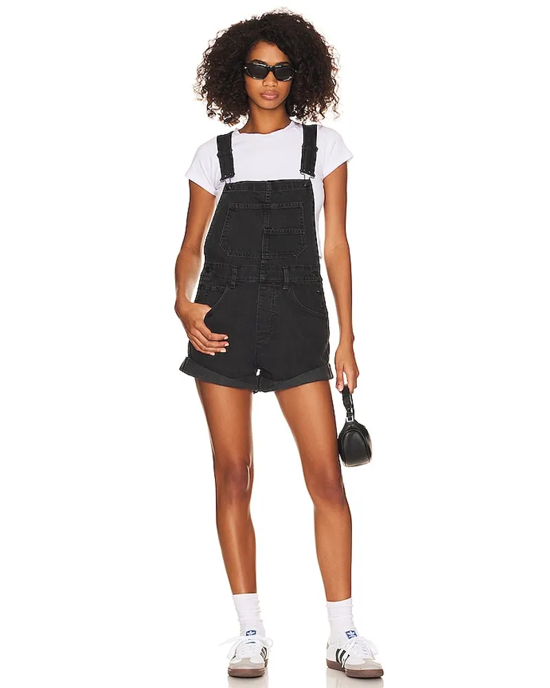 Free People KURZOVERALL WE THE FREE ZIGGY in Black Black