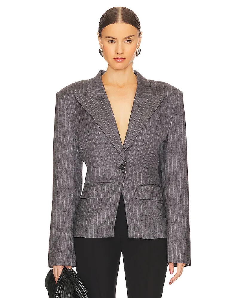 L'ACADEMIE BLAZER CARMEN in Grey Grey