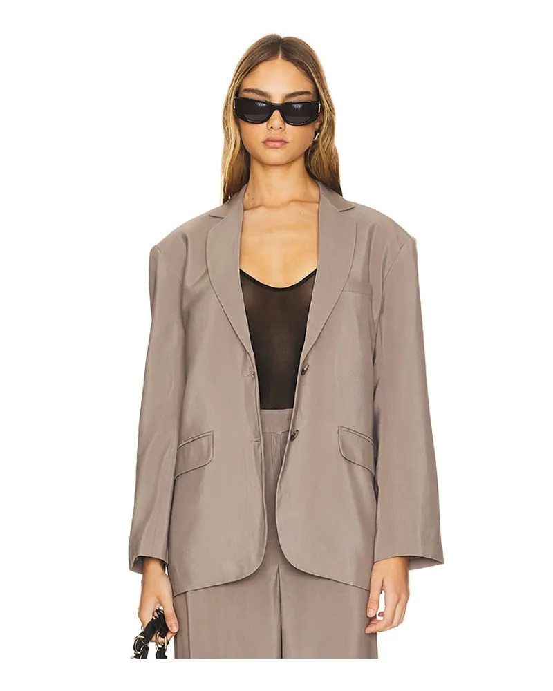 Anine Bing BLAZER QUINN in Taupe Taupe