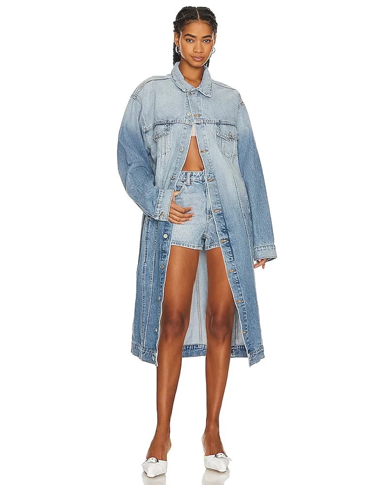 EB Denim TRENCHCOAT WEBSTER in Denim-Light Denim-light