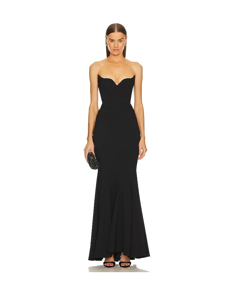 Michael Costello ABENDKLEID BILLIE in Black Black