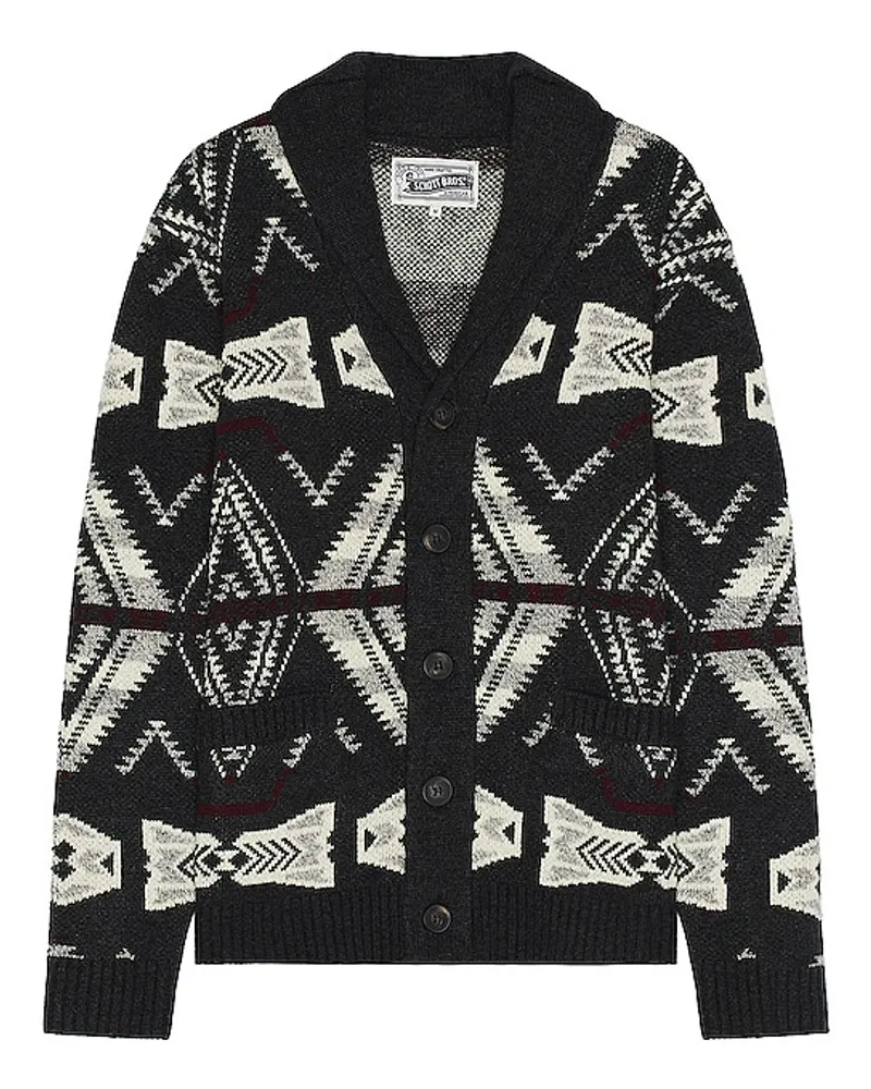 Schott N.Y.C CARDIGAN in Black Black