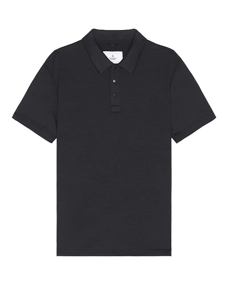 Reigning Champ POLOHEMD in Black Black