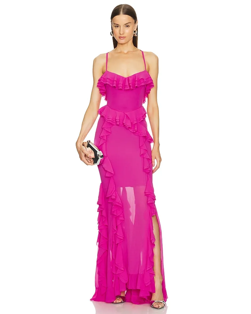 Michael Costello ABENDKLEID AZALEA in Pink Pink