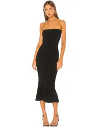 Norma Kamali MIDI-KLEID FISHTAIL in Black Black