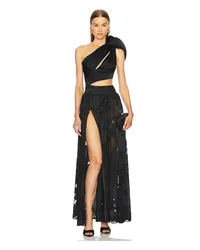 Michael Costello ABENDKLEID SCARLETT in Black Black