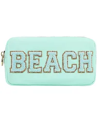 Stoney Clover Lane Beach Small Pouch in Blue Blue