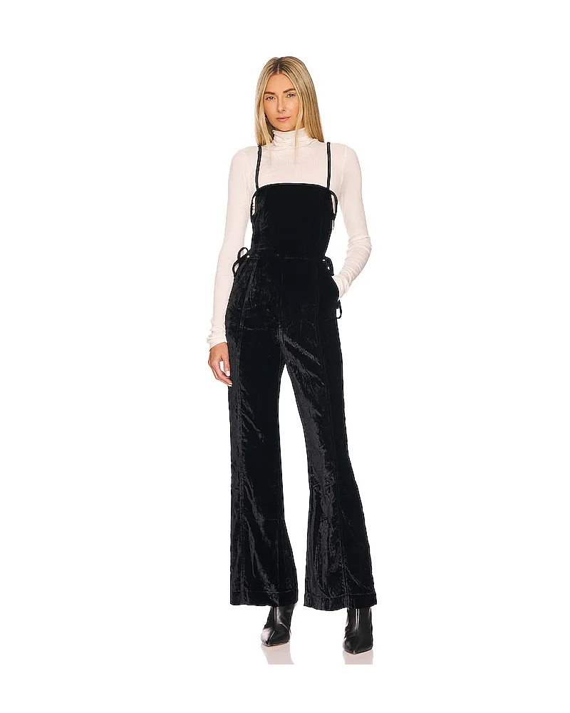 Free People OVERALL 90S in Black Black