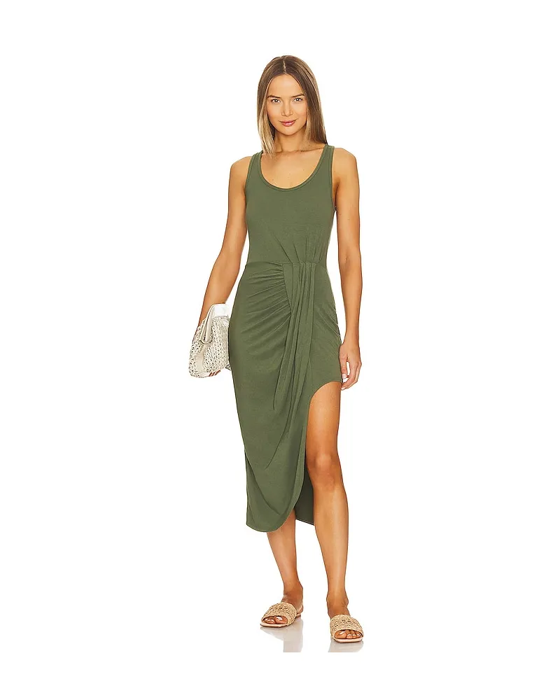 Bobi KLEID in Olive Olive