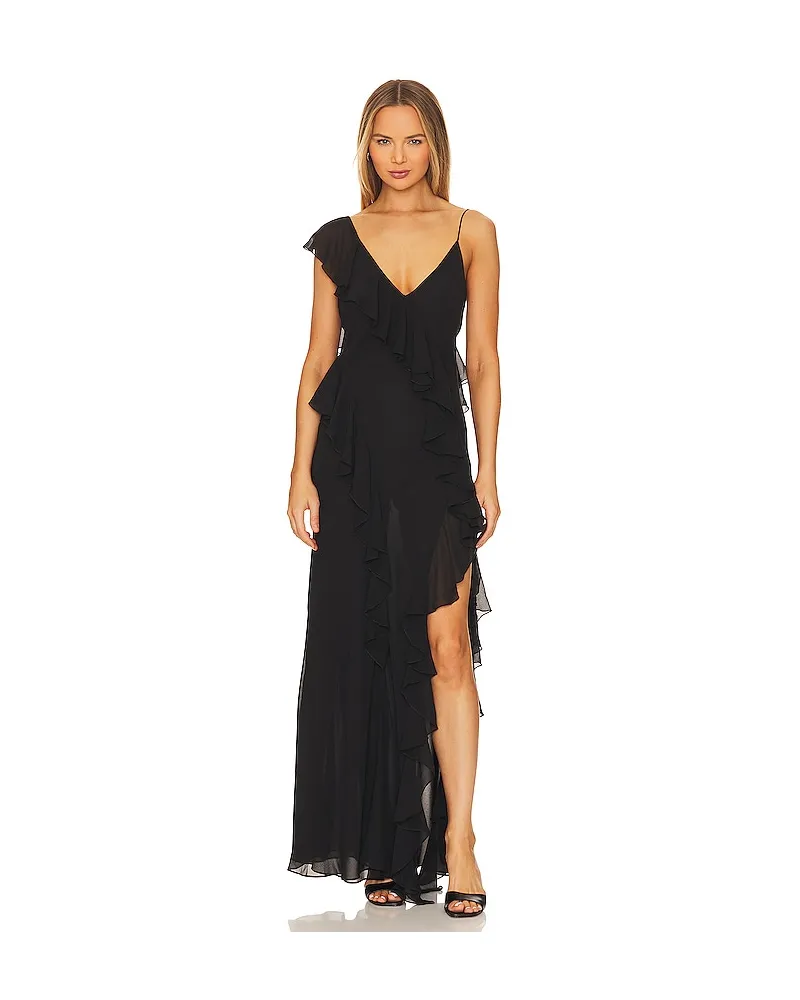 Ronny Kobo ABENDKLEID OLIVIALLE in Black Black