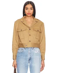 Frame Denim JACKE UTILITY CROPPED in Tan Tan