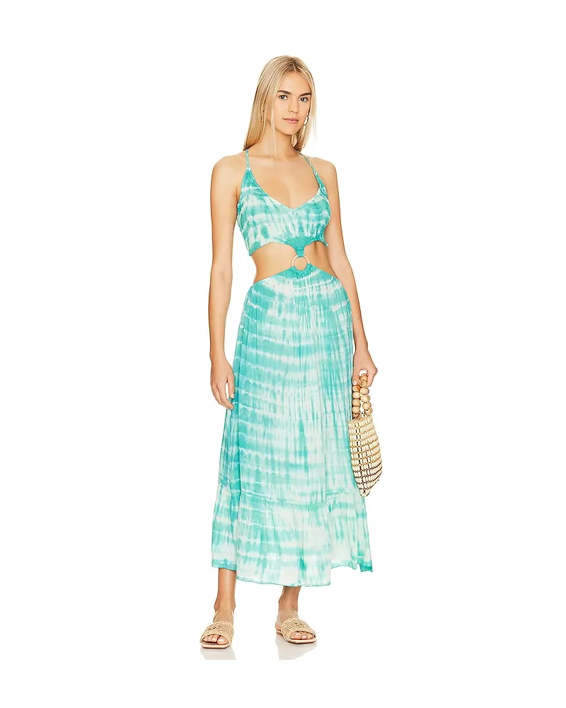 Tiare Hawaii MAXIKLEID in Teal Teal