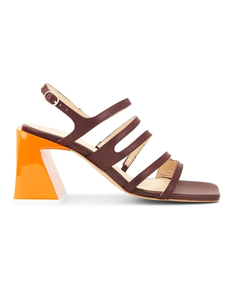 Alohas SANDALEN AUBREY LEATHER in Brown Brown