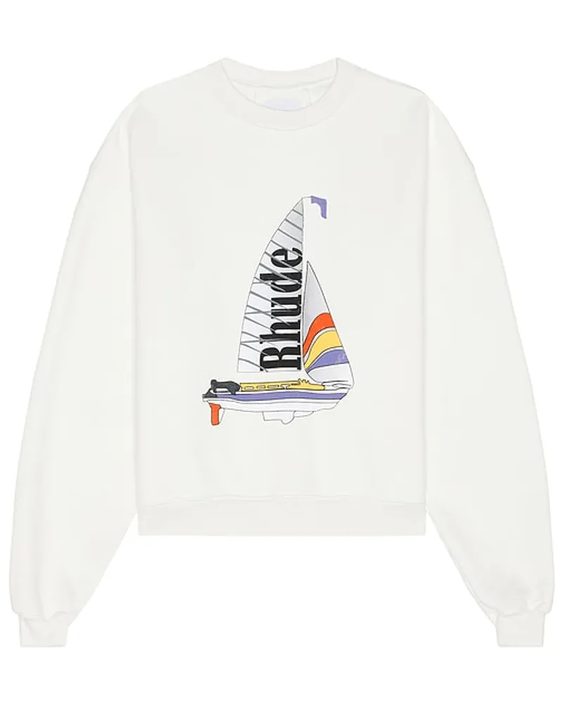 RHUDE SWEATSHIRT in White White