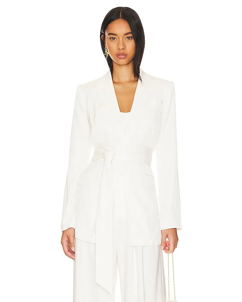 House of Harlow 1960 BLAZER MURRAY in Ivory Ivory