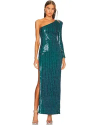 Michael Costello ABENDKLEID RUMI in Teal Teal