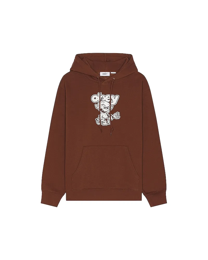 Obey HOODIE in Brown Brown