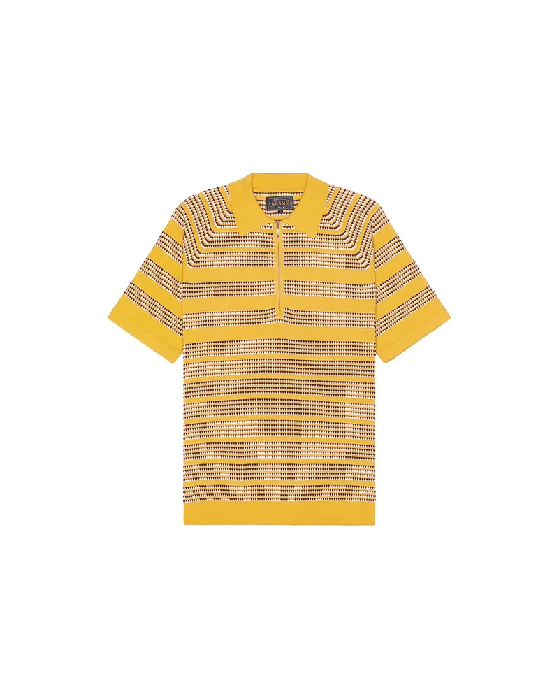 Beams Plus POLOHEMD in Yellow Yellow