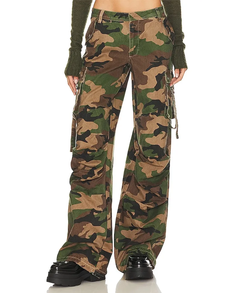 SER.O.YA CARGO-HOSE JANE in Dark Green Dark