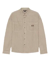 Dickies HEMD HICKORY in Brown Brown