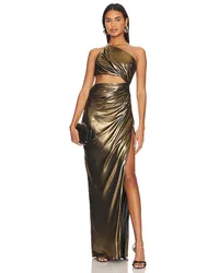 The Sei ABENDKLEID in Metallic Gold Metallic