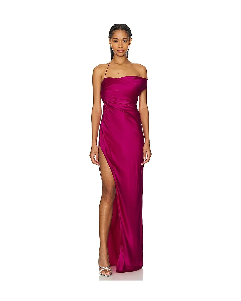 The Sei ABENDKLEID ASYMMETRICAL BARDOT in Purple Purple