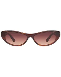 Quay SONNENBRILLE in Brown Brown