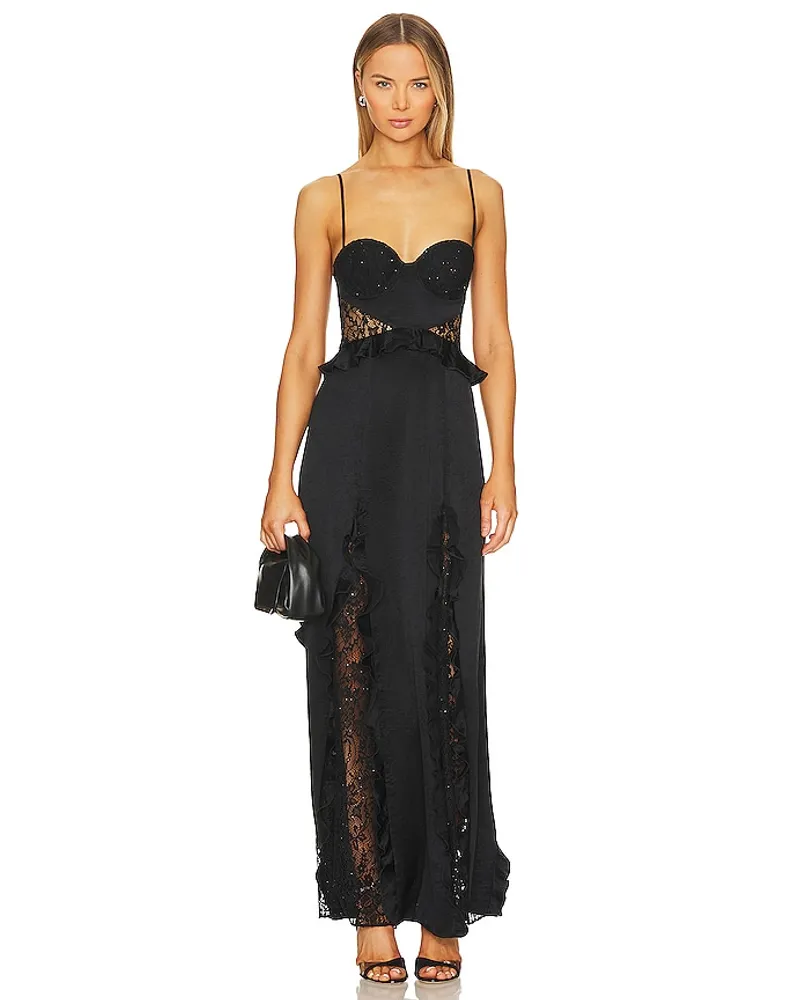 MAJORELLE ABENDKLEID ELLA in Black Black