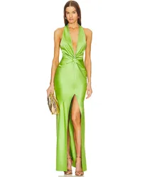 Khanums NECKHOLDER-KLEID MIT SCHLITZ in Green Green