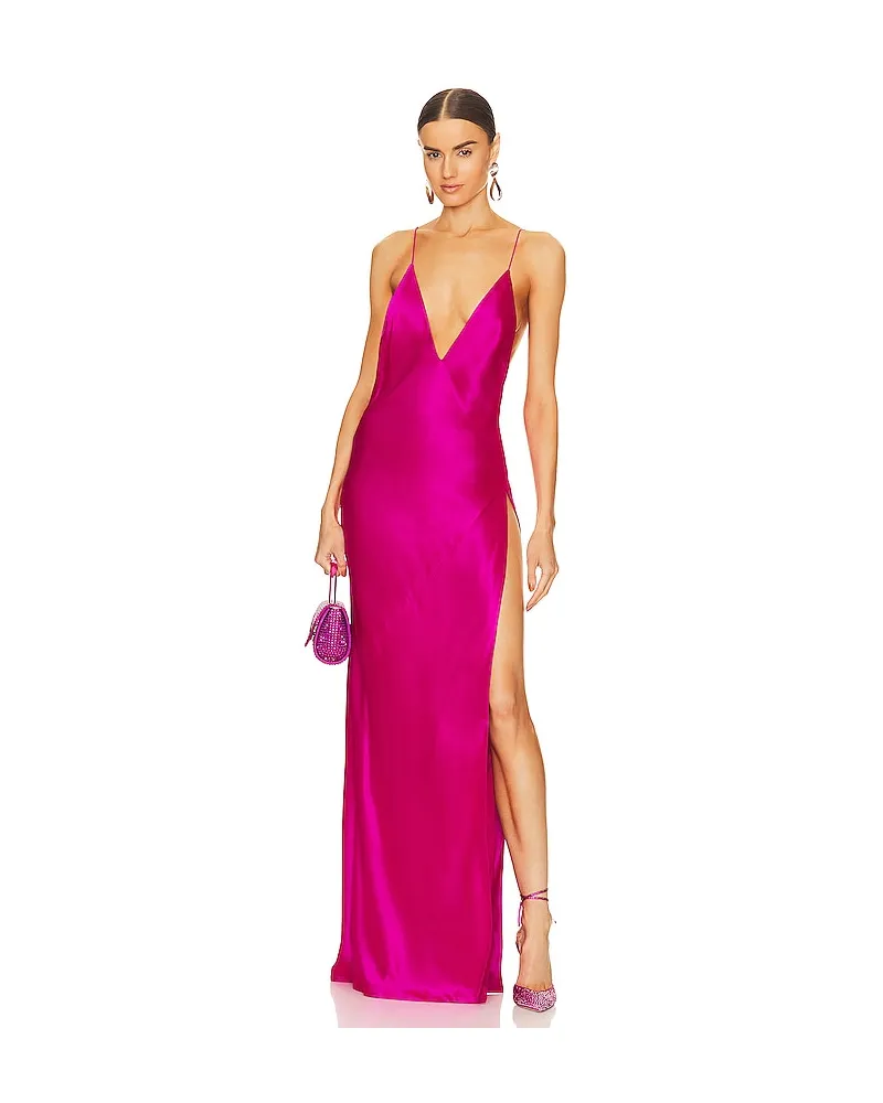 Retrofête MAXIKLEID PALOMA in Fuchsia Fuchsia