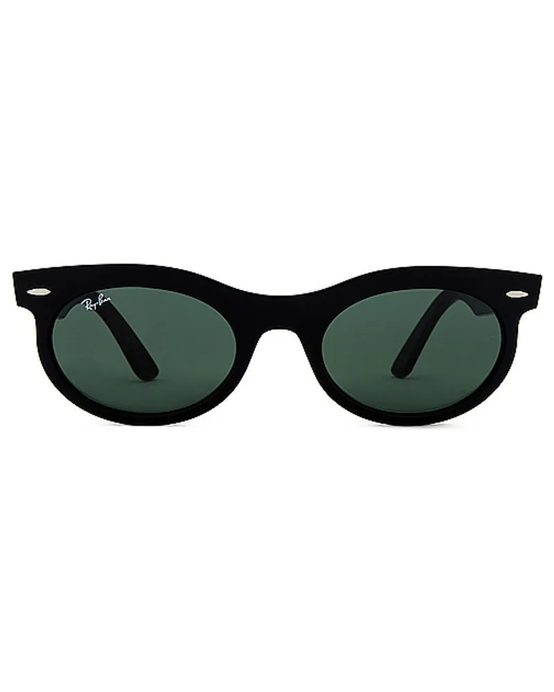 Ray Ban SONNENBRILLE WAYFARER OVAL in Black Black