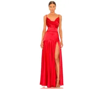 KLEID MAXI in Red