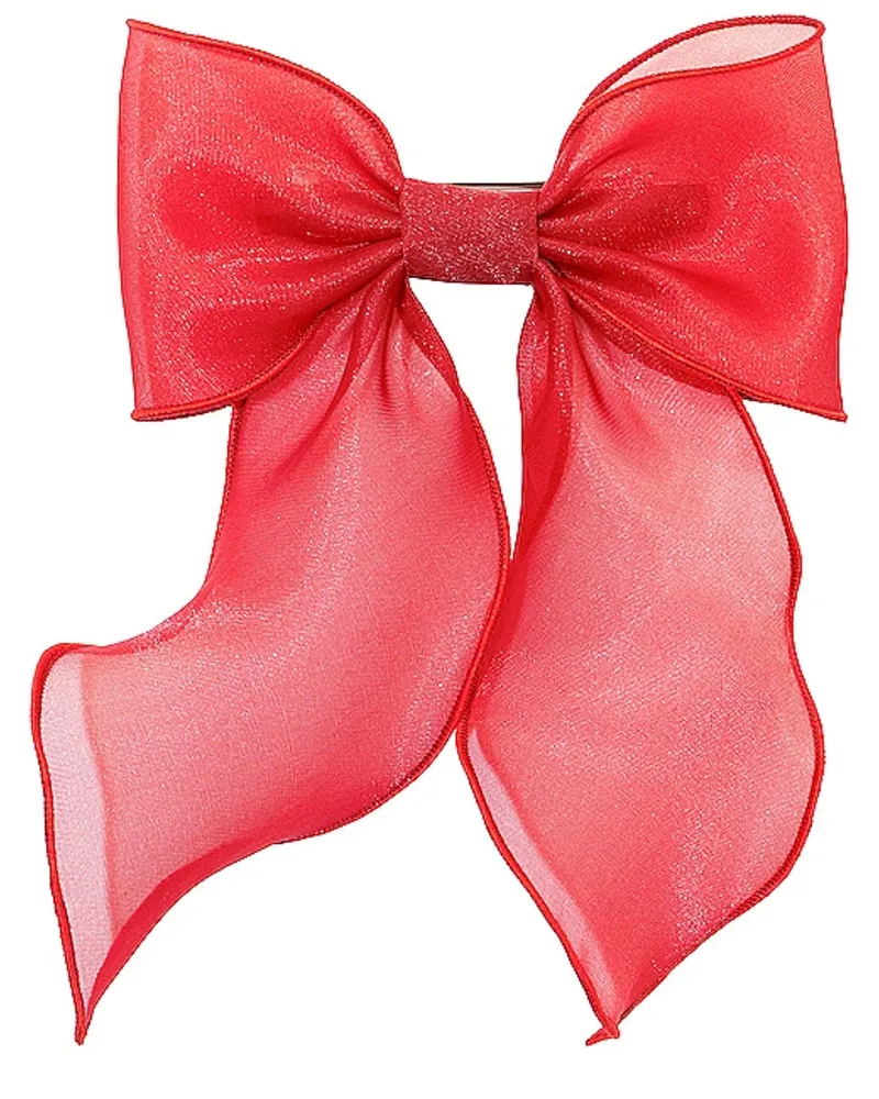 Emi Jay HAARSPANGE BOW in Red Red