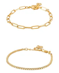 BaubleBar ARMREIF AINSLEY in Metallic Gold Metallic